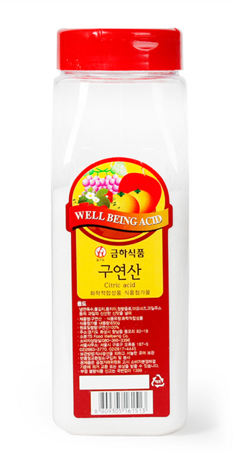 금하식품 구연산, 2개, 650g