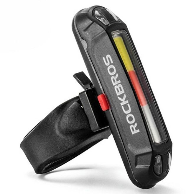 락브로스 자전거 후미등 WR01A, 1개, 블랙