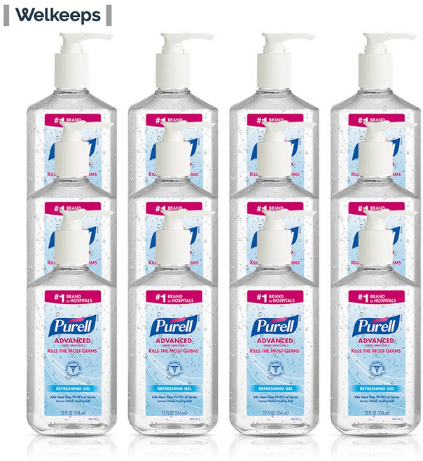 퓨렐 손소독제 펌프형, 354ml, 12개