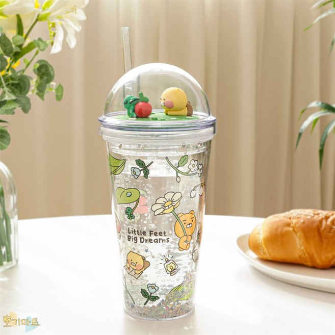 호기마트 카카오프렌즈 돔형 텀블러 예쁜텀블러