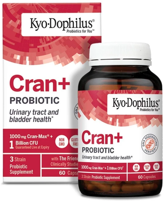 쿄릭 쿄-도필러스 크랜+ 프로바이오틱스 요로 및 방광 건강 Kyolic Kyo-Dophilus Cran+ Probiotic Urinary Tract and Bladder Hea, 60개 (1팩), N/A, 1개 - 쿠팡