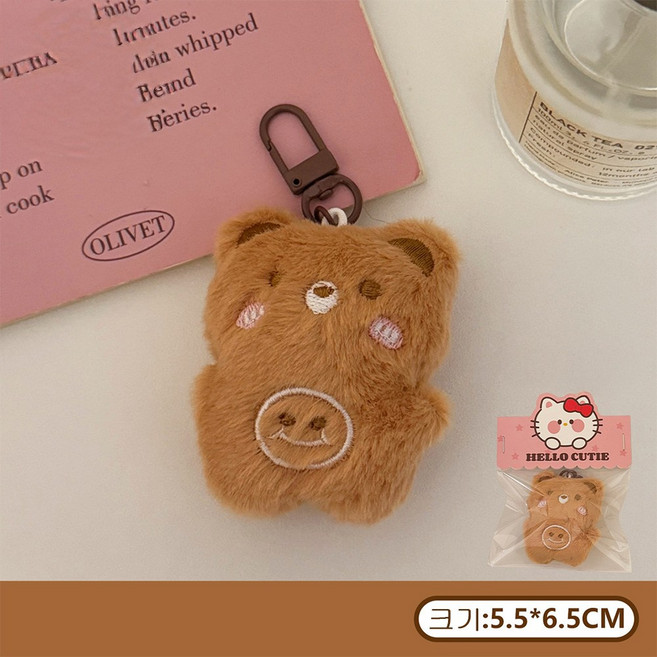 뉴프렐류드 캐릭터 인형 키링, 1개, 곰