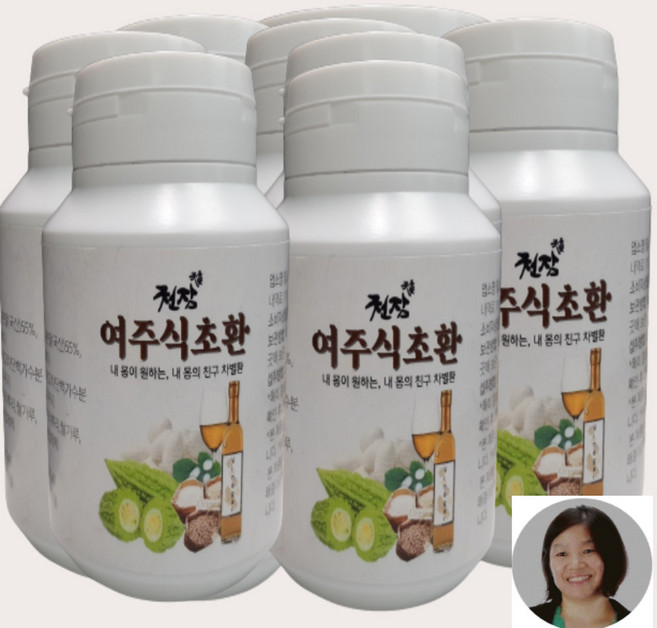 천잠 국내산 여주식초환 100g x3개 국내산여주 유기농여주 현미식초 여주환 건강환 부모님선물, 1X100X9병