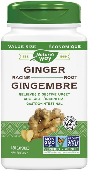 네이쳐스웨이 생강 뿌리 550mg 베지테리안 캡슐 글루텐 프리 비건 캐나다 직구, 180정, 3병 - 쿠팡