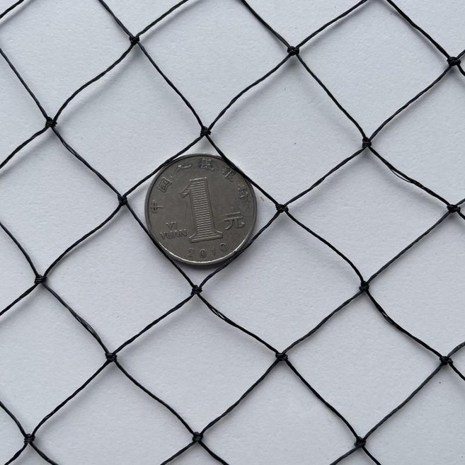 농사용그물망 새그물망 울타리그물망 발코니 정원 작물, 6줄 2.5cm 블랙, 15m, 1개