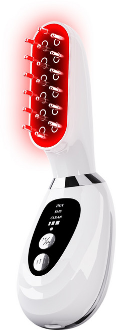 三合一美頸儀淡化頸紋按摩頸部美容儀彩光美頸儀頸紋儀, 1個, 護髮梳(單頭):1個