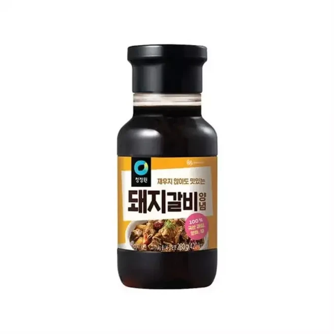 청정원 돼지갈비양념 280g 1박스(20개), 1세트