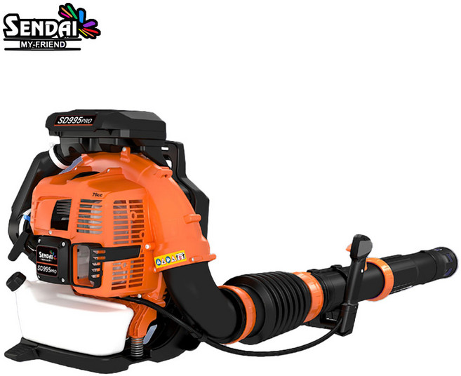 한라기계 센다이 엔진 브로워 79cc 전문가용 2행정 송풍기 SD995pro 제설기 낙엽청소기 학교 아파트 시설물 관리, 1개