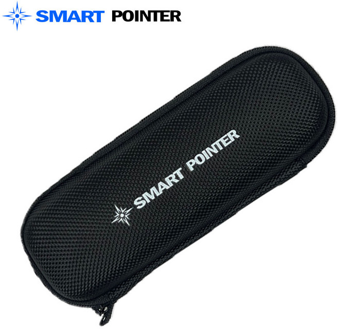 스마트포인터 하드케이스 PPT 무선프리젠터 레이저포인터 튼튼한 보관파우치, 1개, 블랙