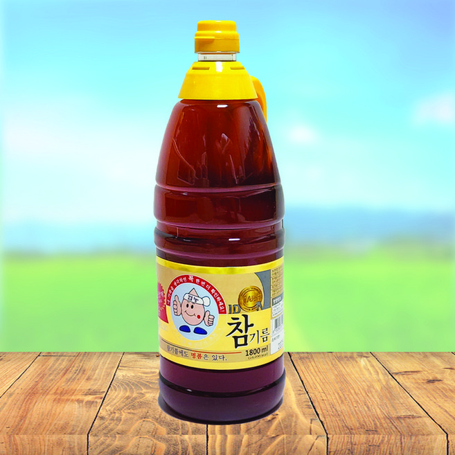 협농 참기름(통깨100%), 1개, 1.8L