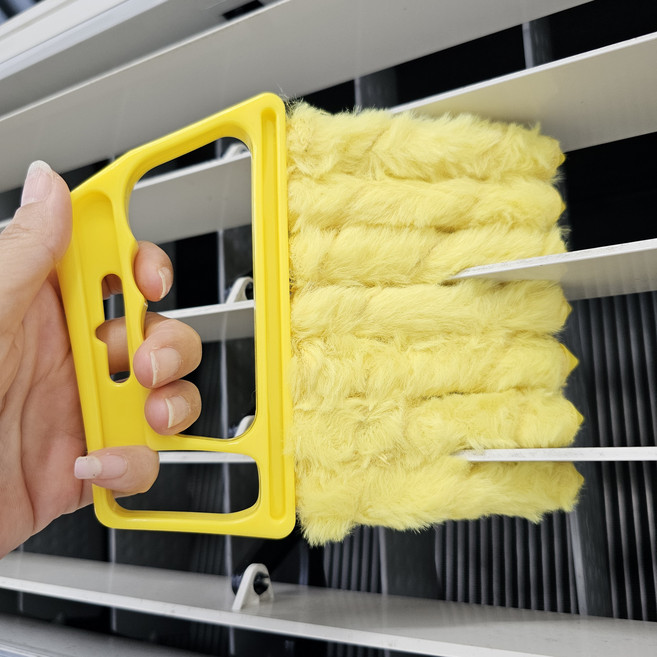 블라인드 브러쉬 청소솔, 옐로우, 3개