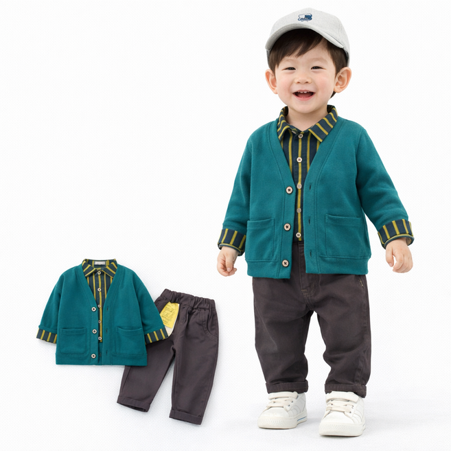 유아상하복 아기등원룩 어린이집 세트 남매룩 단체복 키즈