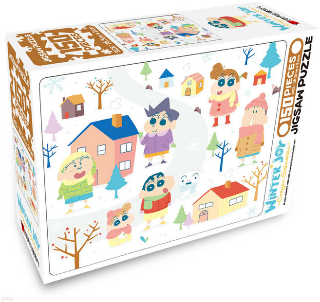 짱구는 못말려 150조각 직소 퍼즐 캐릭터 애니메이션 어린이 장난감, 1개, 이상한 나라, 150피스