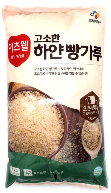 이츠웰 고소한 하얀빵가루, 1kg, 1개