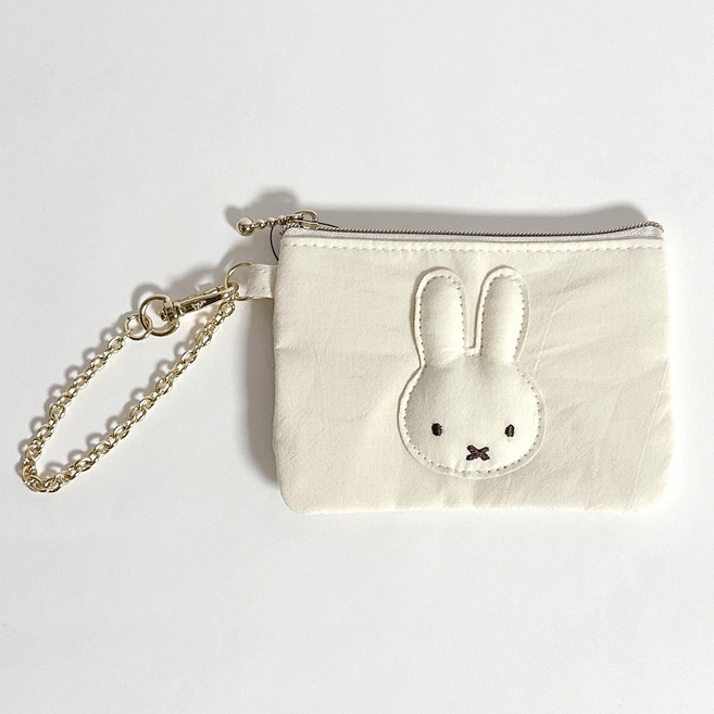 미피 페이스 와펜 얼굴패치 코인&패스 케이스 귀여운 카드지갑 동전지갑 분리 스트랩 일본 정품 국내배송