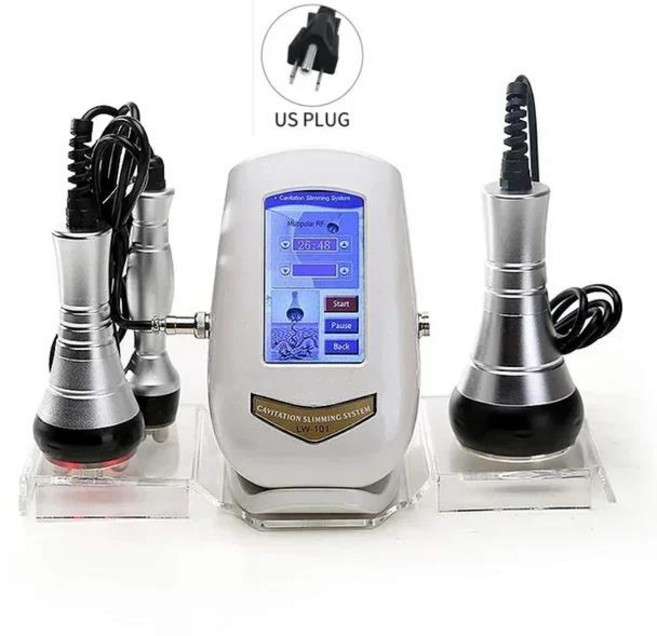 RF 도구 40K 공동현상 초음파 바디 슬리밍 기계 다극 무선 주파수 주름 방지 회춘 피부 리프트 강화, 01 US Plug, US plug