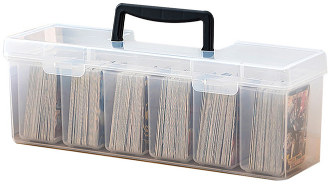 포토카드 보관함 대용량 수납케이스, 1개, 검정손잡이