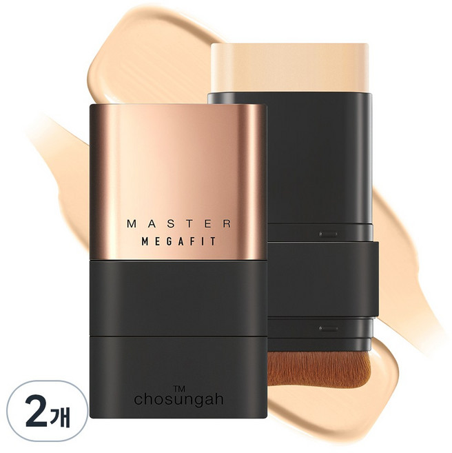 조성아TM 메가 핏 스틱 파운데이션 마스터 SPF50+ PA++++ 16g, 01N BEIGE, 2개