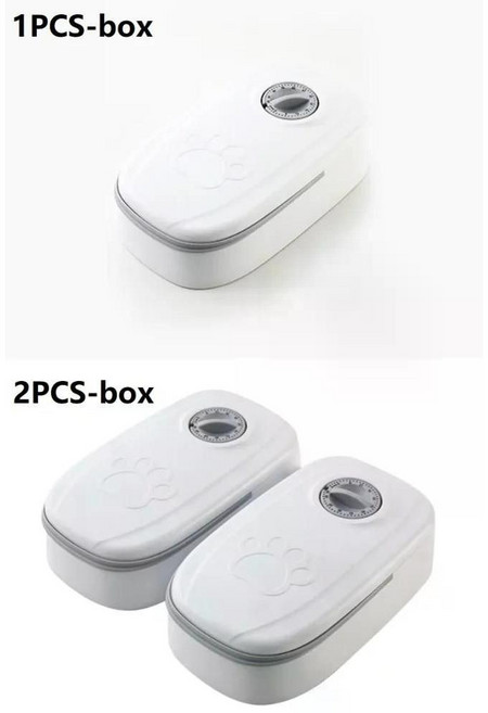 자동사료급여기 반려견자동급식기 스마트 대용량 강아지 고양이, Grey, 1개