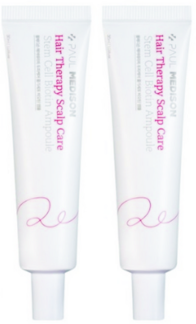폴메디슨 헤어테라피 두피케어 줄기세포 비오틴 앰플, 2개, 30ml
