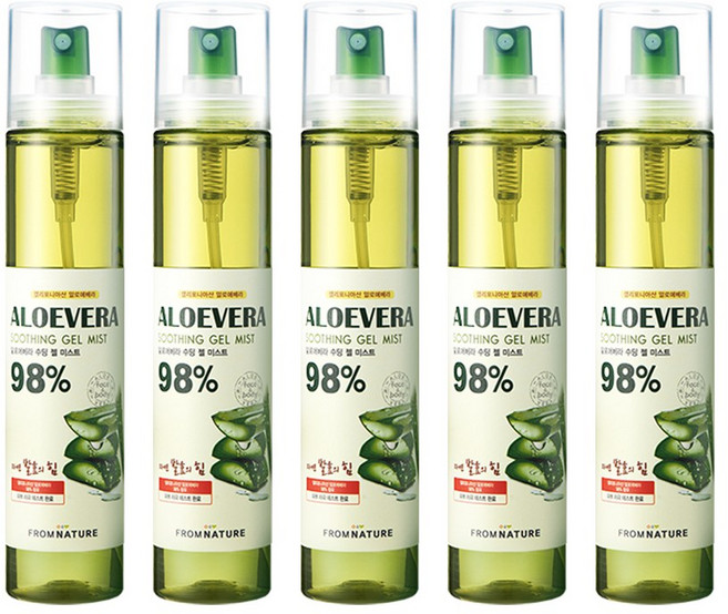 프럼네이처 알로에베라 수딩젤 미스트, 120ml, 5개