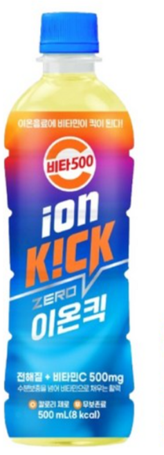 비타500 광동 이온킥 제로 이온음료, 500ml, 18개