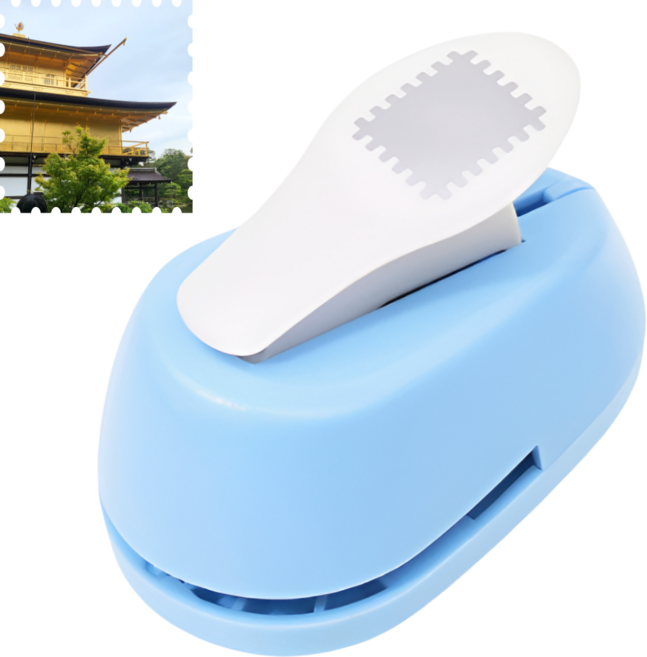 소요상점 DIY 다꾸 모양 펀치, 1개, 우표(2 x 1.8cm)