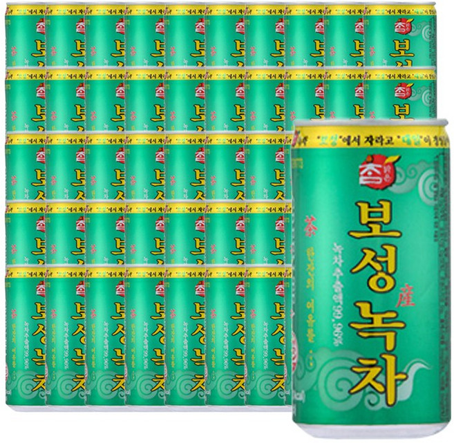 참맑은 보성녹차 음료 업소용 175ml 30캔 x 3박스 총90캔, 90개