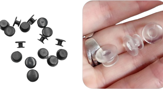 고마곰에듀 크록스 장식 파츠 색상선택 어린이만들기용 파츠단추만 100개입, 1세트, 블랙
