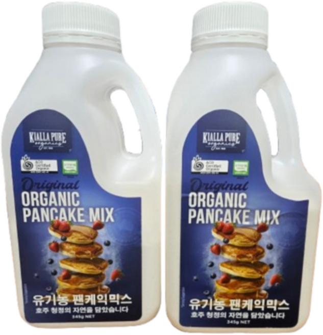 키알라 유기농 팬케익믹스 오리지날, 345g, 2개