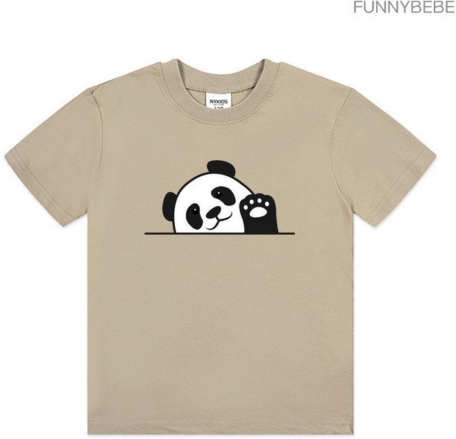 퍼니베베 빼꼼팬더 반팔티셔츠 유아동 키즈 데일리 A144