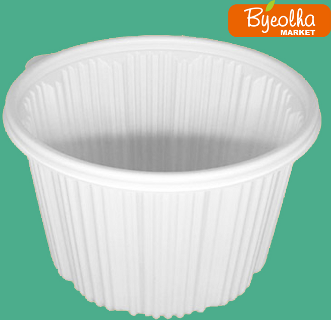 탕용기 찜용기 AJ 225파이 특대 3600ml 100개 세트 일회용 배달 포장 PP 용기, 백색, 1박스