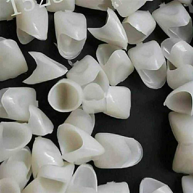 임시틀니 치아 모형 앞니 보조 보수 아크릴, 1개