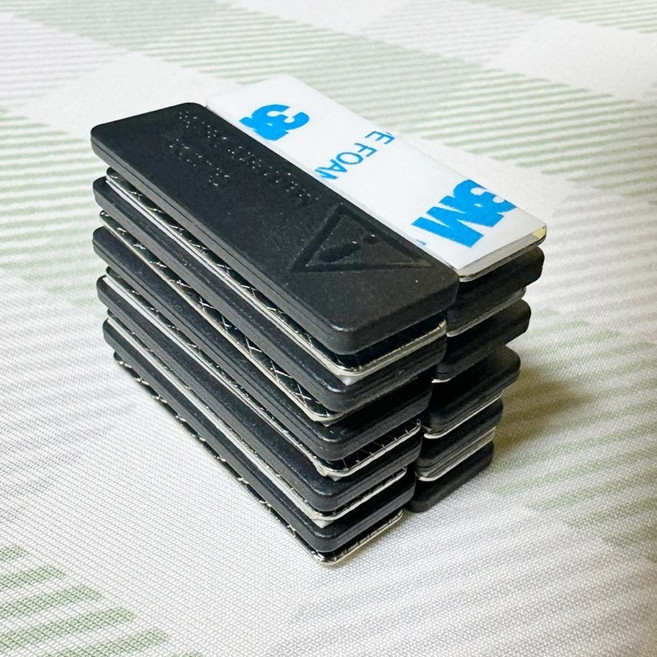 니즈 네오디움 강력 명찰자석 2구(47mm*15mm), 10개