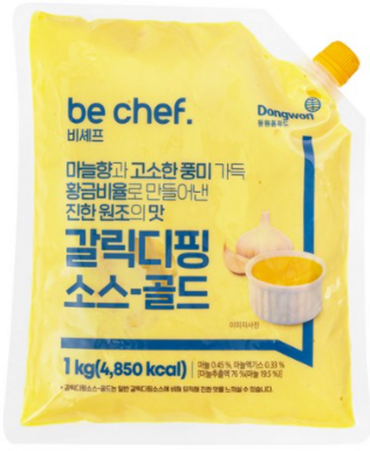 동원 비셰프 갈릭디핑소스골드 1kg, 2개