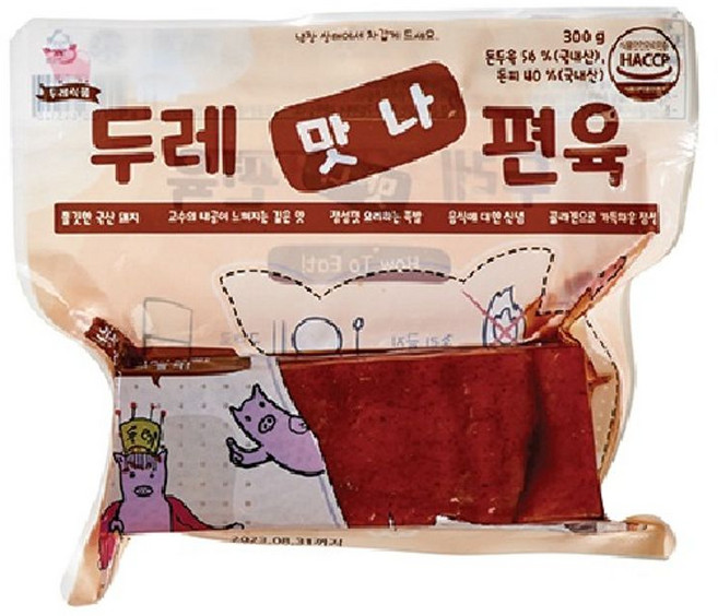 두레식품 편육, 300g, 4개
