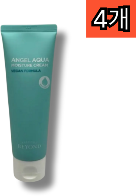 비욘드 엔젤아쿠아 여성 수분크림 튜브형 히알루론산 속건조피부 크림, 120ml, 4개