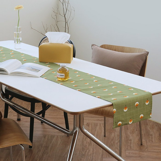 데코토닉 미드체크 러너(컬러2종), 그린, 선택완료