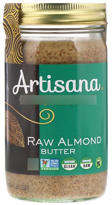 아티사나 로우 아몬드 넛 버터, 397g, 1개 - 쿠팡