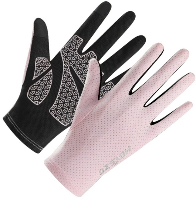 T렉스 여성용 에어 메쉬 등산 장갑, 핑크, 1개