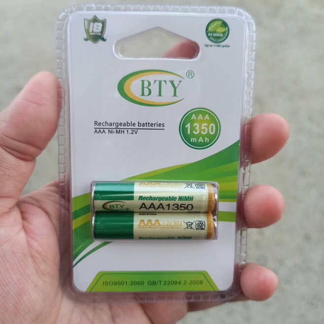 BTY AA AAA 鎳氫充電電池 3000mAh 1.2V, 1個, 4號鎳氫充電電池
