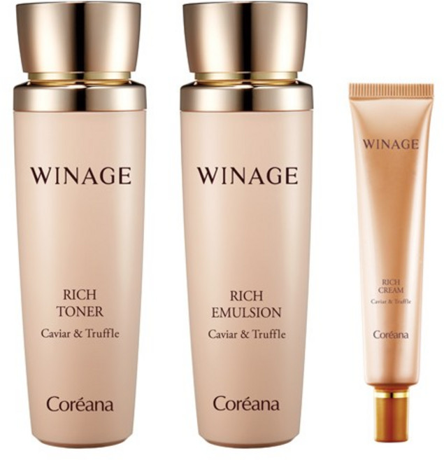 [3종]코리아나 위네이지 리치 2종기획+쇼핑백, 1세트