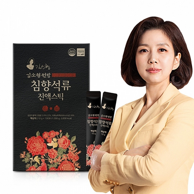 김소형 원방 침향 석류 진액스틱 100포 선물세트, 10g