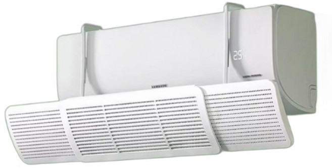 카스토리 벽걸이 에어컨 바람막이, 1세트, 가로무늬 일반형