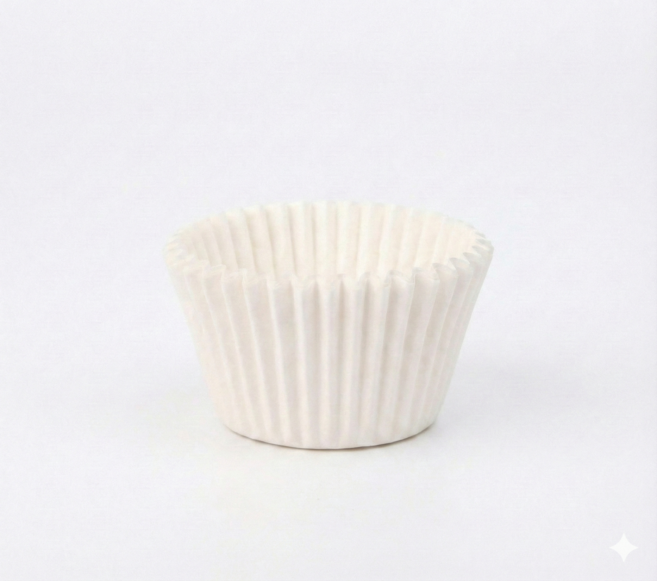 더 펠릭스 원 프리미엄 머핀컵 유산지 무형광 내유성 업소용 1000매 대용량 포장지, 화이트 대사이즈 (5cm), 500개