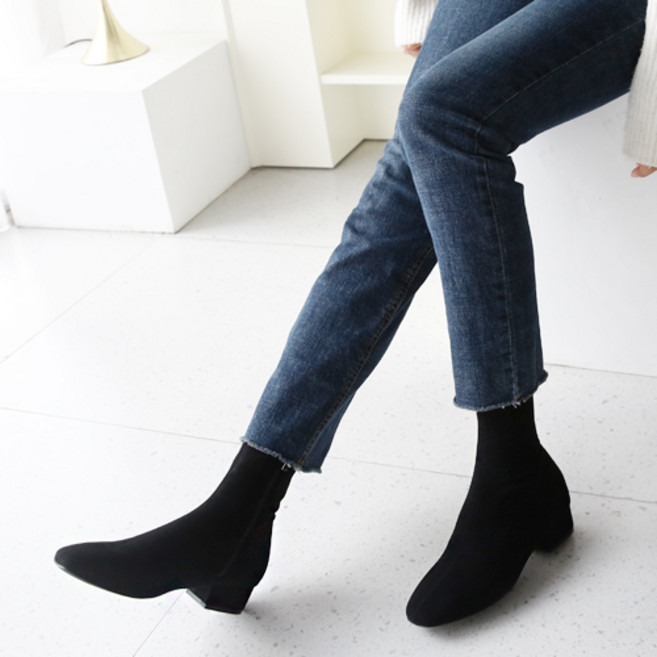 가이아슈 여성용 테일러 발편한 앵클부츠 3cm