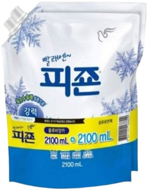 섬유유연제 리필 블루비앙카 2.1L 2개, 1