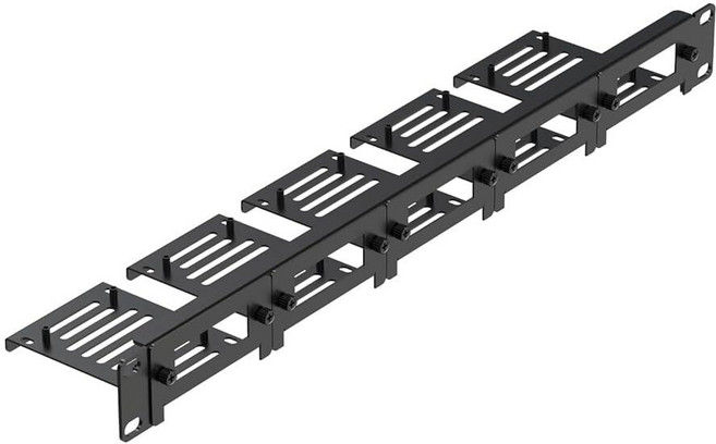UCTRONICS 48.3cm(19인치) 1U 탄소강 라즈베리 파이 랙 마운트 최대 5개의 5/4B/3B+ 보드 보관 탈착식 전면 브래킷 2.5인치 SSD와 호환