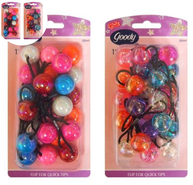구디 goody 펄 방울 머리끈 랜덤 발송 12P NO_32549