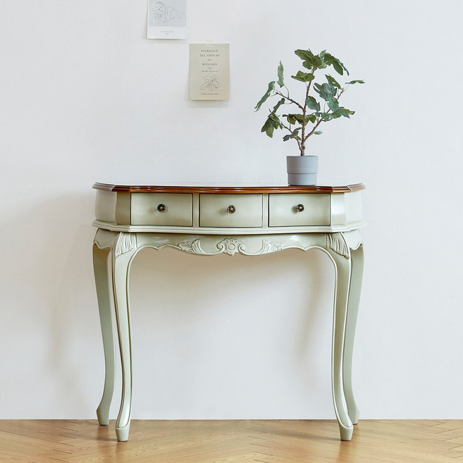 유캐슬 에든 엔틱 그레이 마호가니 콘솔장, 단품